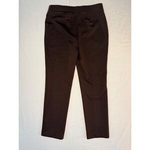 Spanx Super smooth Perfect fit ponte slim leg sz M petite black pull on travel